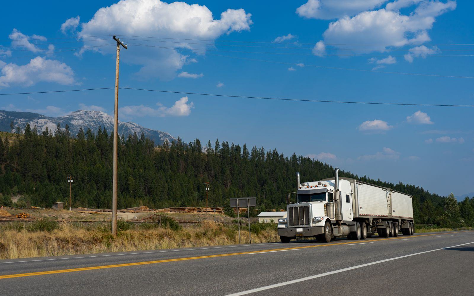 Open-highway freight run